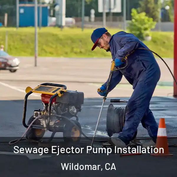  Sewage Ejector Pump Installation Wildomar, CA